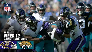 Baltimore Ravens vs. Jacksonville Jaguars | 2022 Week 12 Game Highlights