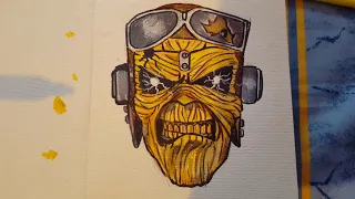 Drawing Eddie from iron maiden