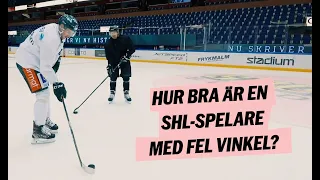 Hur bra är en SHL-spelare med fel vinkel?