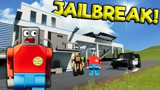 LEGO CITY JAILBREAK HEIST! - Brick Rigs Roleplay Gameplay - Lego Police Jailbreak