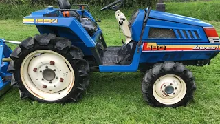 ISEKI 180 Landhope 4WD Compact tractor with New 4ft Flail Mower