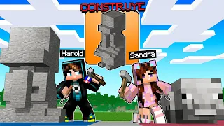 NOOB VS PRO CONSTRUYENDO ! COMPETENCIA DE CONSTRUCCION CON @SandraCiresPlay