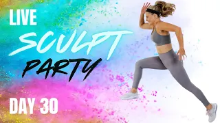 LIVE 35 Minute SummerFit Sculpt Party - SCULPT #30