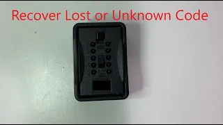 How to recover a Key Safe Code/ Lock box | Lost code | Unkown code