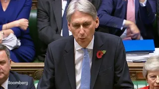 U.K's Hammond Says the Era of Austerity Is Coming to an End