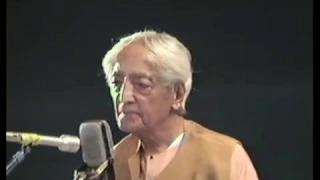 J. Krishnamurti - Bombay (Mumbai) 1985 - Public Talk 3 - Sorrow is part of our self-centred activity