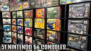 It's Taken Me 8 Years To Collect 51 Different Nintendo 64 Consoles