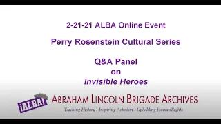 ALBA Q & A Session: "Invisible Heroes "