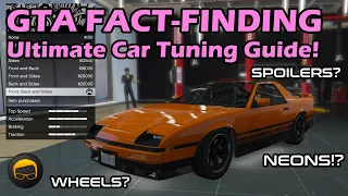 GTA Online Ultimate Car Tuning Guide! Upgrades, Wheels, Setups & More! - GTA 5 Fact-Finding №33