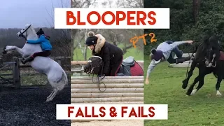 BLOOPERS & OUTTAKES PT2 | Falls, Fails, Bucks & Rears