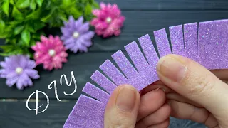Amazing! The Simple Way to Create Stunning Glitter Flowers
