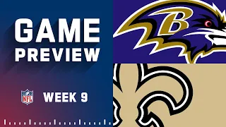 Baltimore Ravens vs. New Orleans Saints | 2022 Week 9 Game Preview