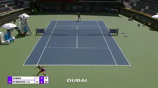 Hot Shot: Saisai Zheng's Incredible Lob