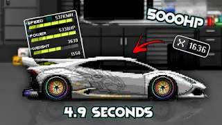 5000HP Twin Turbo Huracan | Pixel Car Racer | New Horizons Mod