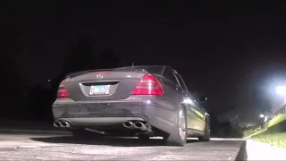 Best sounding E55 AMG WITHOUT C63 MUFFLERS!!!