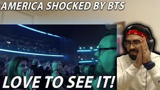 Love to see it!  -  When America is Shookt by BTS | Reaction