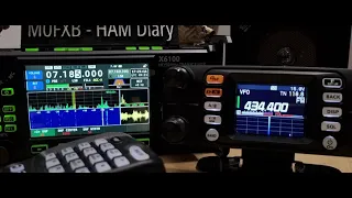 XIEGU X6100 with YAESU FTM300 LIVE