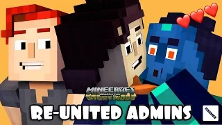 RE-UNITED ADMINS 😂😂😂 ROMEO/XARA/FRED HAPPY ENDING!!! Minecraft Story Mode Season 2 Episode 5