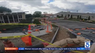 Massive landslide threatens homes in Rancho Palos Verdes