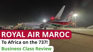 ROYAL AIR MAROC 737 BUSINESS: Flying Into Africa! [Frankfurt to Casablanca]