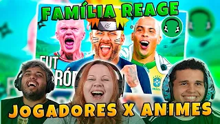 FAMÍLIA REAGE | E SE OS JOGADORES FOSSEM PERSONAGENS DE ANIME? | Paródia In The End - Linkin Park