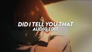 Did I Tell You That I Miss You - Adore [edit audio]