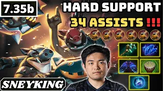 7.35b - Sneyking TECHIES Hard Support Gameplay - Dota 2 Full Match Gameplay