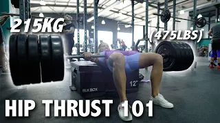 How to Hip Thrust + NEW Hip Thrust PB!!