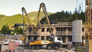 Liebherr – Autobetonpumpen mit XXT-Abstützung