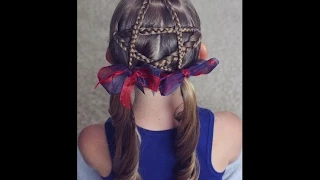 How to: Braided Star Tutorial ~ 4th of July Hairstyle | Brown Haired Bliss