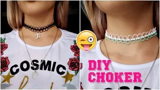 DIY Choker con hilo encerado y cuentas / MACRAME / fácil