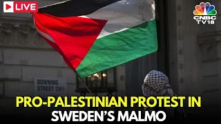 LIVE: Pro-Palestinian protest in Sweden's Malmo | Eurovision Song Contest 2024 | Gaza War | N18G