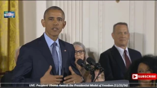 FULL: President Obama Awards the Presidential Medal of Freedom (11/22/16)