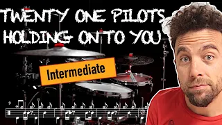 Twenty one Pilots - Holding On To You - Drum Cover (with scrolling drum sheet)