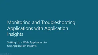 Setting Up a Web Application to Use Application Insights :: Application Insights (2 of 6)