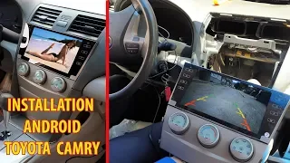 Detailed Install a Huge Android Screen & CANBUS (Steering buttons) on Toyota Camry