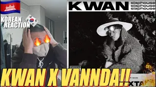 🇰🇭🇰🇷🔥Korean Hiphop Junkie react to KWAN - មេឃបើកថ្ងៃ ft. Vannda (ENG SUB)