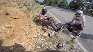 Downhill Longboarding Fails