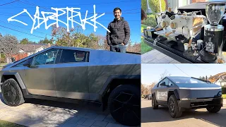 Cybertruck Coffee Experience Ep1: Did we really put a coffee shop into the Tesla Cybertruck?