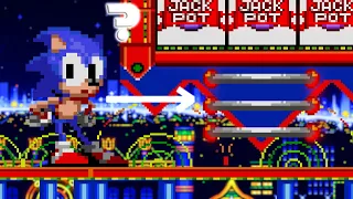 What happens if you get a jackpot in Sonic 2 XL?