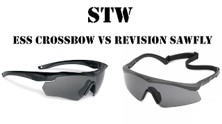 Обзор-сравнение очков ESS Crossbow (Supressor) и Revision Sawfly