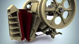 Jaw Crusher Animation   YouTube