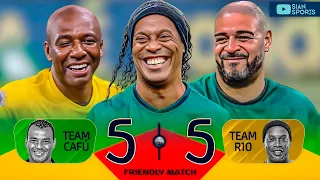 COM DIREITO A GOL PUSKAS! RONALDINHO, ADRIANO, AMARAL E OUTRAS LENDAS DERAM SHOW EM JOGO BENEFICENTE