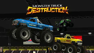 Monster Truck Destruction. Bigfoot4x4 freestyle. unlocked 2 new  race Tracks.