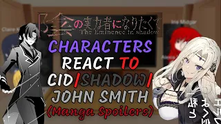 Eminence in Shadows react to Cid/Shadow/John Smith