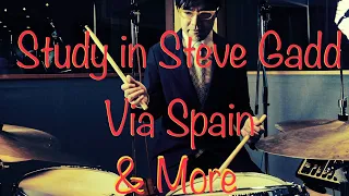 Steve Gadd のlick をAl Jarreau のSpainの演奏を中心に研究！！