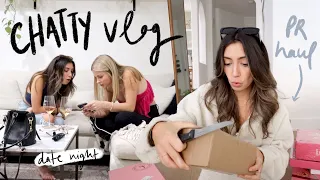 Chatty/chill vlog! PR unboxing, exploring LA & a DATE NIGHT!