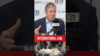 Israel ‘has the right’ to withhold water from Gaza, Keir Starmer tells LBC