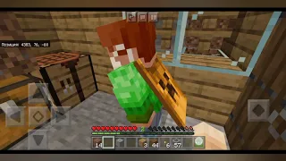 Minecraft прохождение #2 ( обновление дома и выживание с другом)