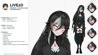 [VTuber Showcase] NephaniVT Live2D Model